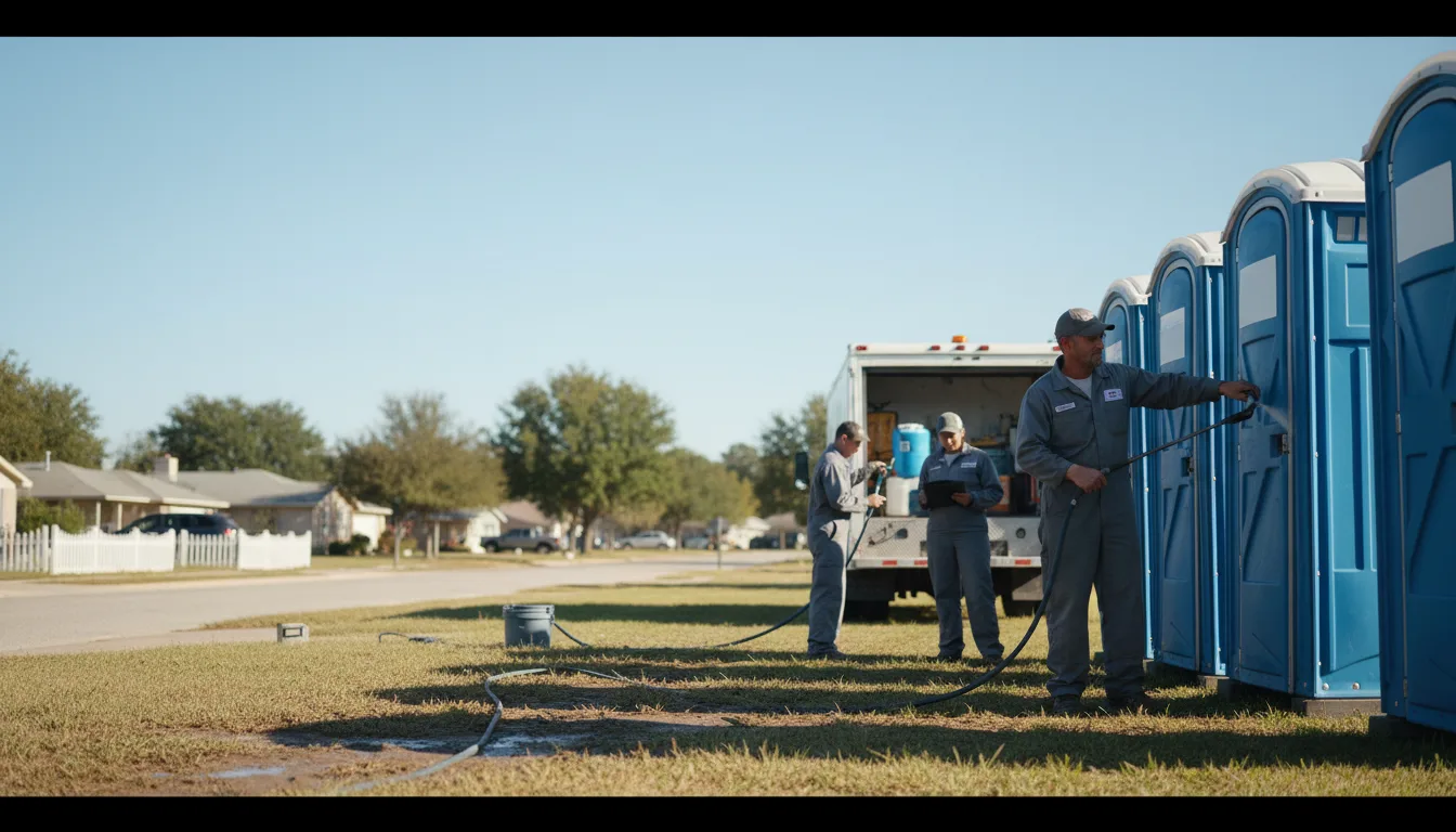 Long-Term Portable Toilet Rental in Linton, ND near me